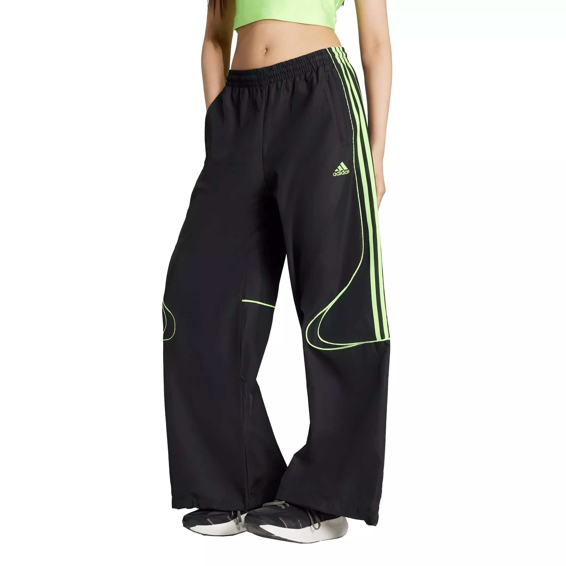 adidas Women's Teamgeist Adicolor Oversized Woven Track Pant​s